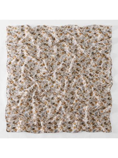 Scarvii Modern Floral Print Soft Wrap Scarf