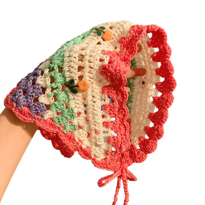 Scarvii floral triangle headscarf product photo 5