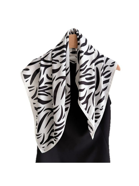 Scarvii - Zebra Print Square Scarf