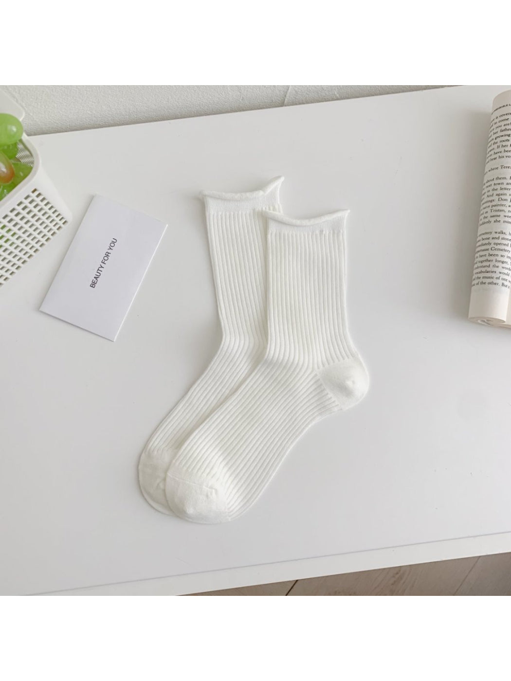 Rufia - Pastel Ribbed Crew Socks product image 4