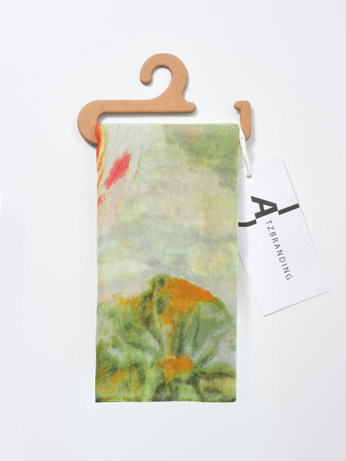 Scarvii - Spring Summer Watercolor Floral Scarf