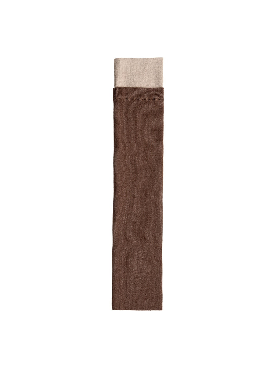 Cozyra - Contrast-Cuff Ribbed Knit Leg Warmers