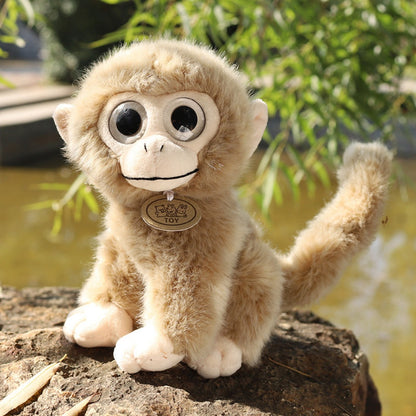 Kawai Realistic Monkey Plush Toy alternate product view