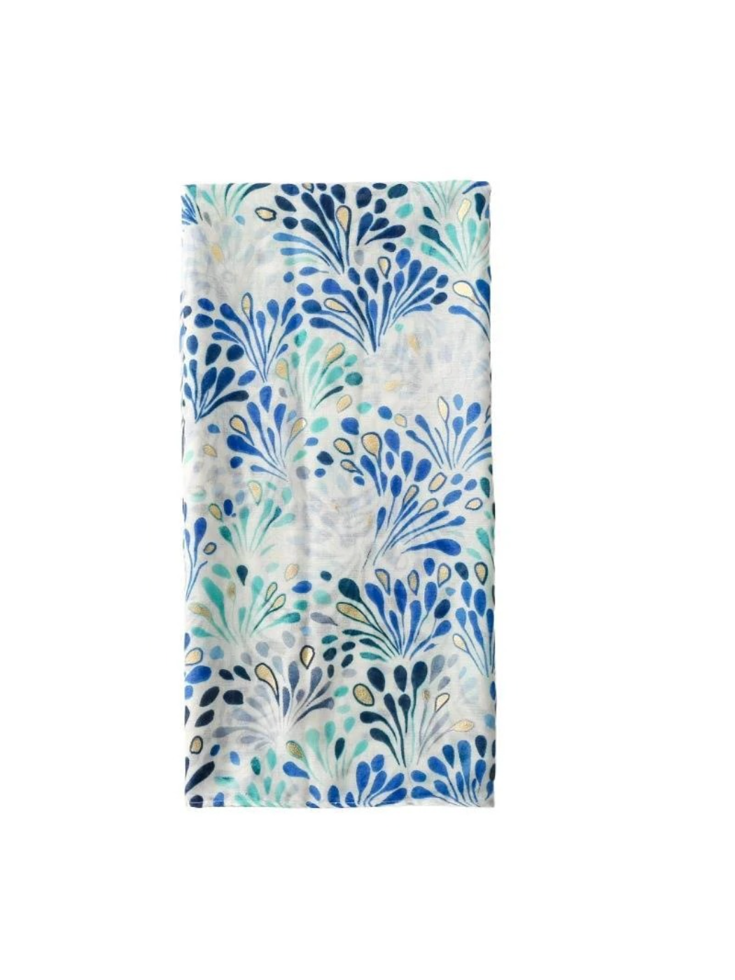 Scarvii - Botanical Fountain Print Wrap Scarf