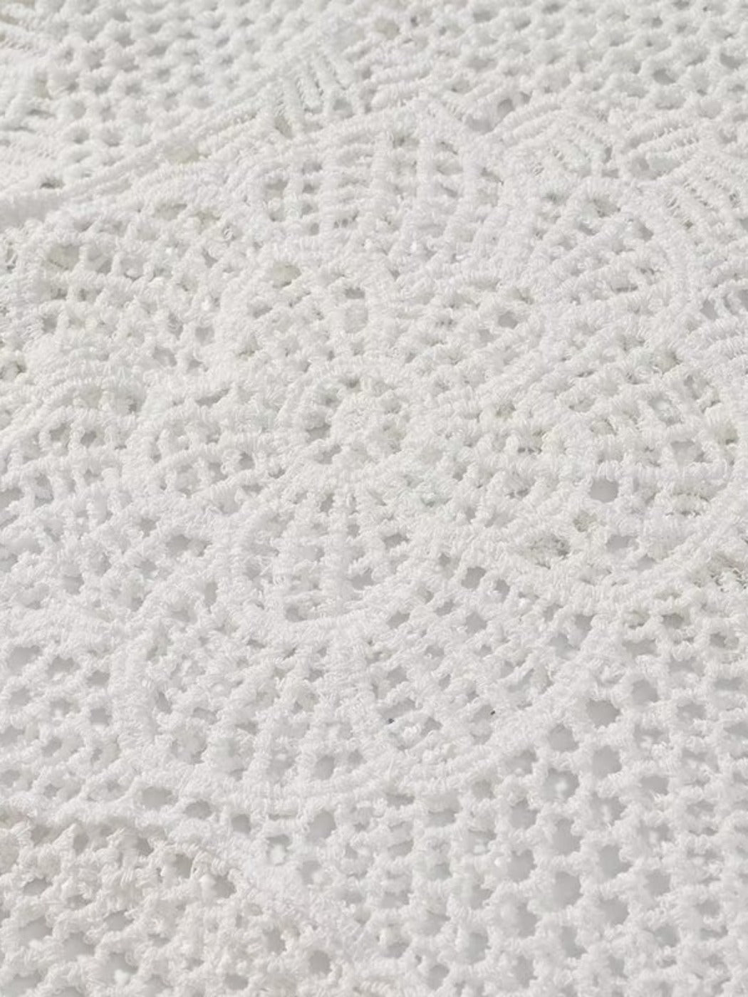 Crosa - Hollow Knitted Round Neck Long-Sleeve Top Sweater
