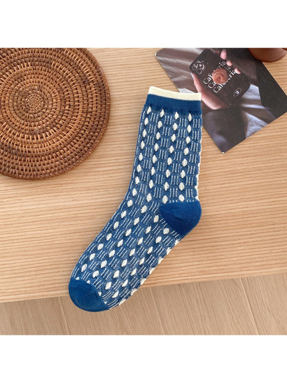 Rufia - Pebbled Texture Knit Crew Socks product image 7