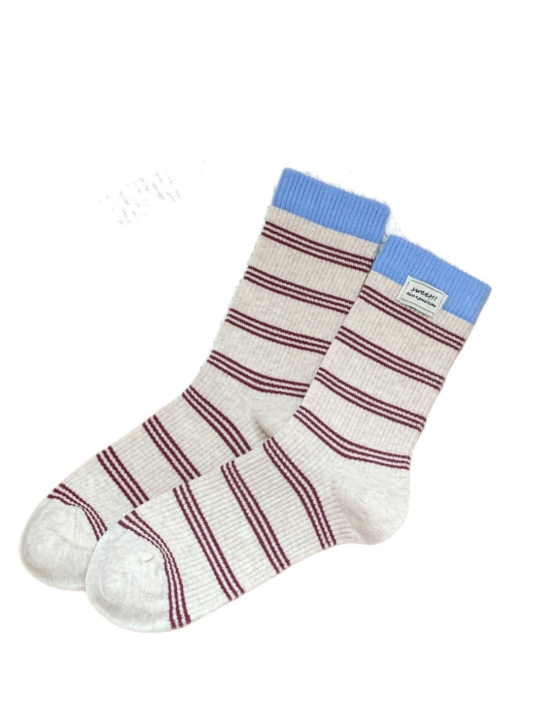 Rufia – Colorful Striped Mid-Calf Socks