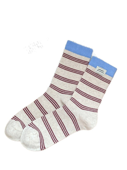 Rufia – Colorful Striped Mid-Calf Socks