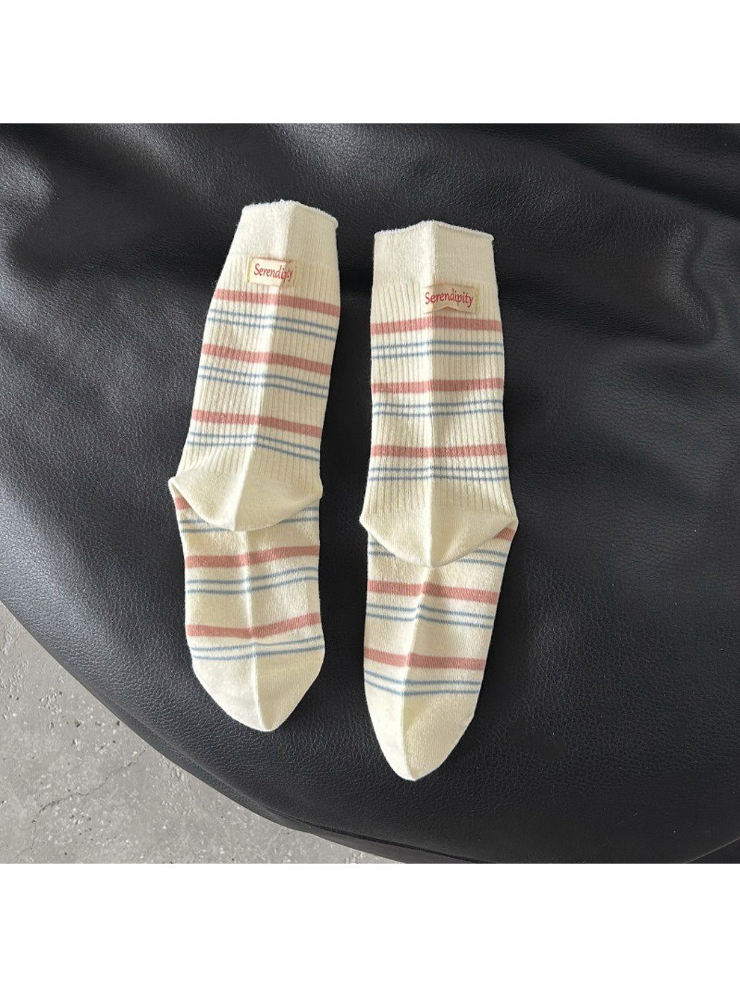 Rufia - Classic School Stripe Crew Socks