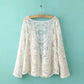 Crosa - Lace Beach Cover-Up – Sheer Swimwear Wrap & Summer Cardigan
