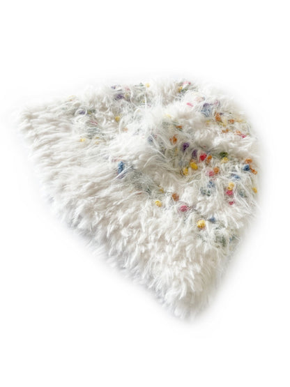 Haila - Knitted Bucket Hat with Polka Dot
