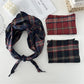 Scarvii - Vintage Plaid Triangle Scarf