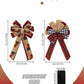 Xris - Christmas Ribbon Bow Wreath Decoration