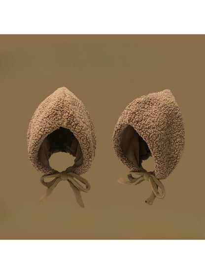 Haila - Fleece Tie-Up Winter Bonnet Hat