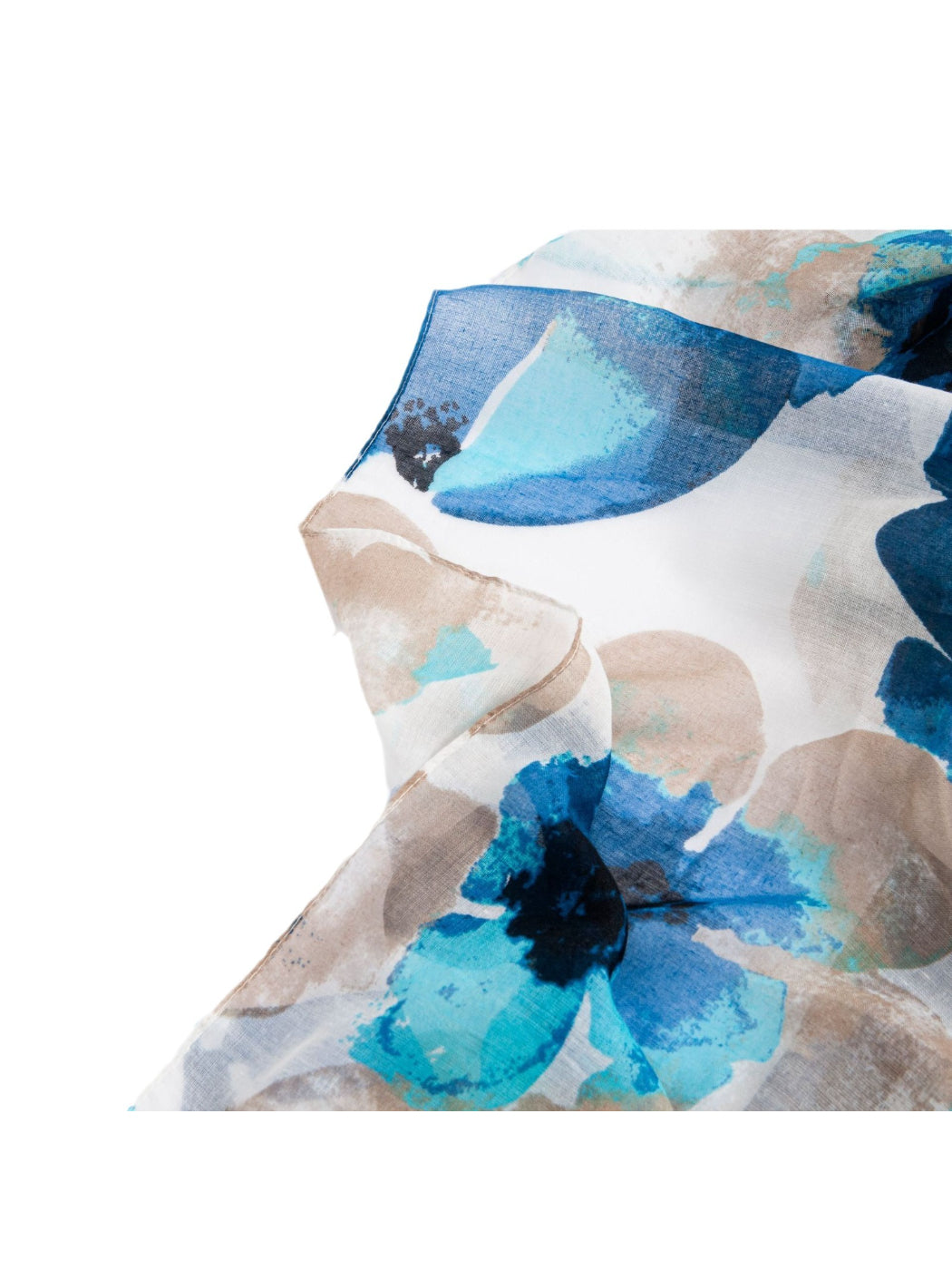 Scarvii - Painterly Blue Abstract Scarf