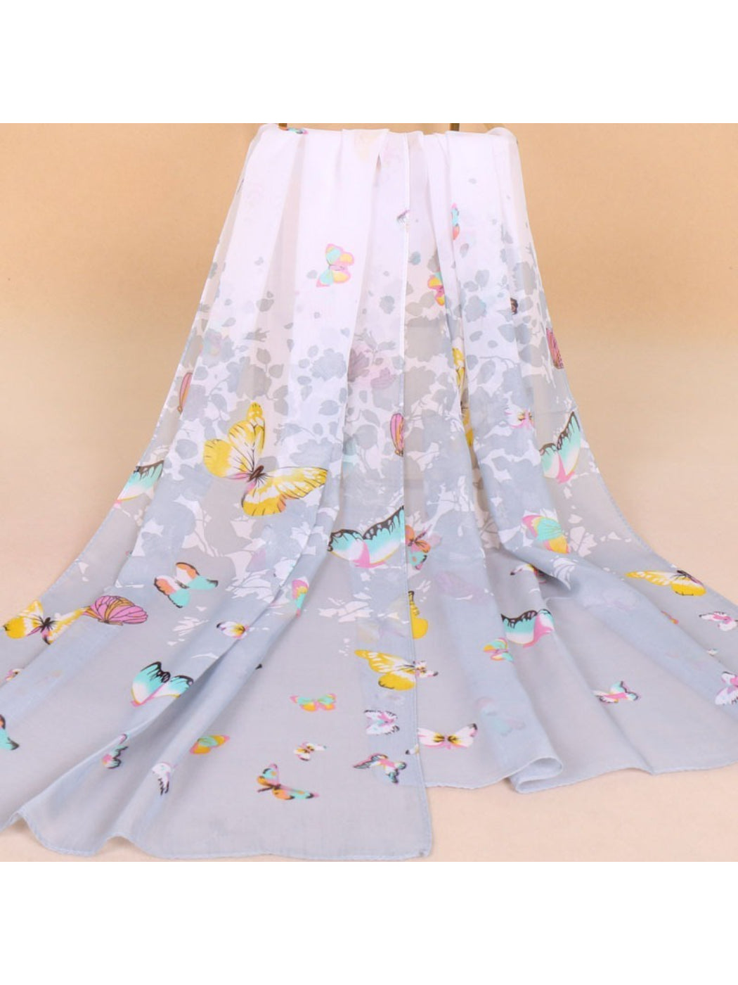 Scarvii - Spring Summer Butterfly Print Scarf