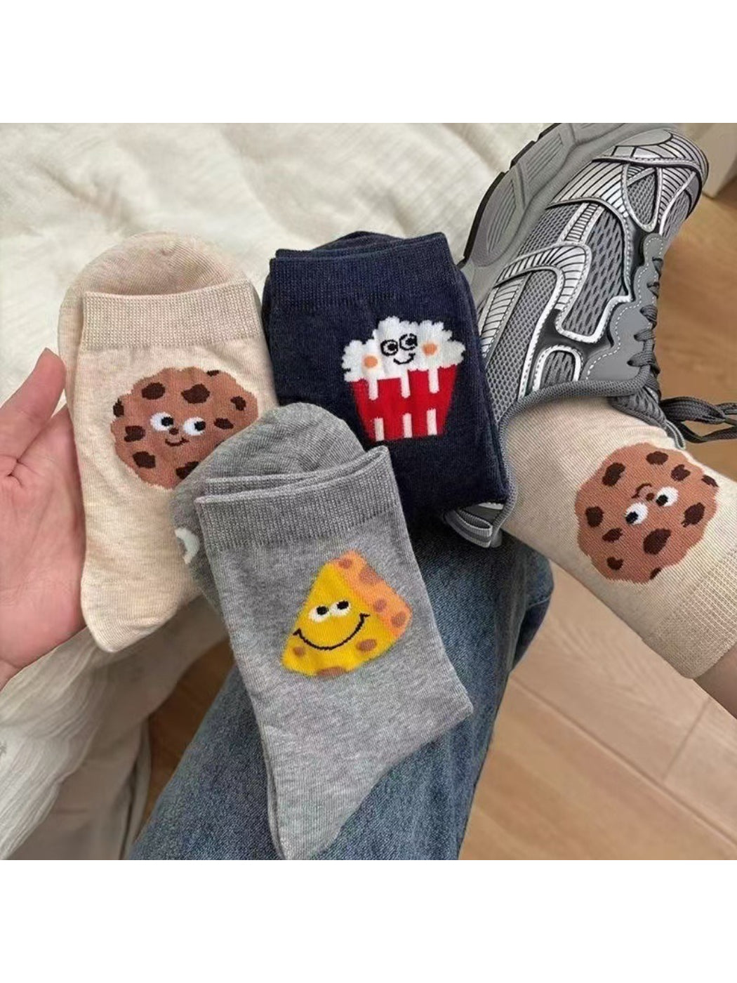Rufia - Happy Snack Icons Crew Socks