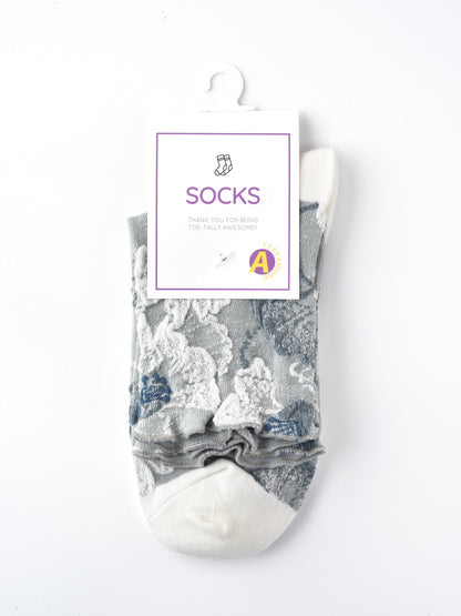 Rufia – Capsule 3D Floral Crew Socks