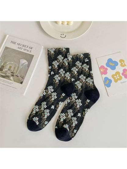 Rufia Bloom Cluster Jacquard Crew Socks product image 4