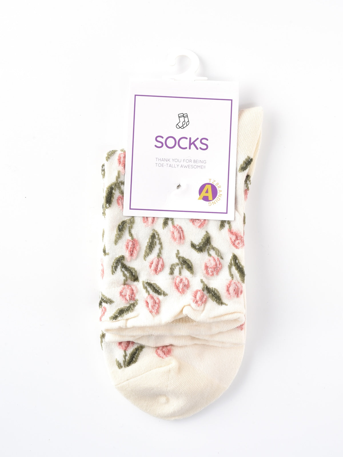 Rufia – Capsule Tulip Pattern Crew Socks
