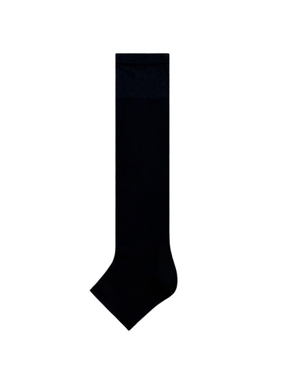 Rufia - Ribbed Open-Toe Over-the-Calf Socks