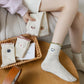 Rufia - Embroidered Animal Crew Socks