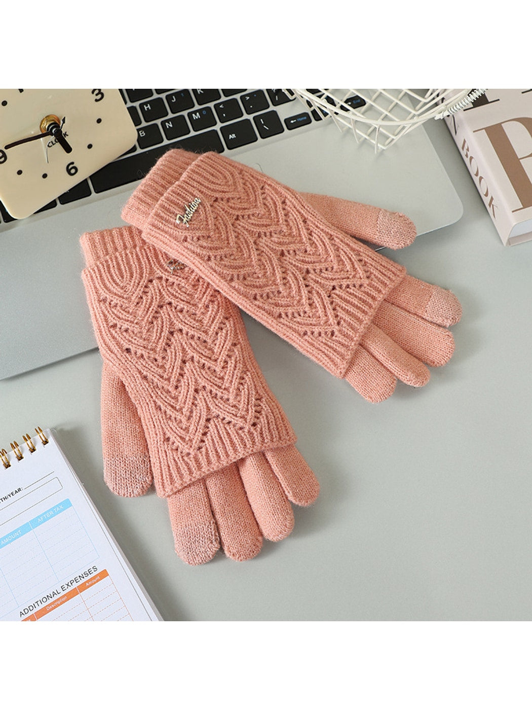 Gloving - Women's Layered Touchscreen Knit Gloves