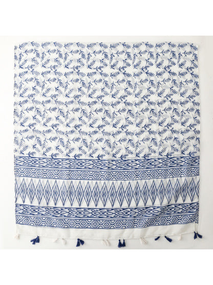 Scarvii - Classic Botanical Pattern Print Scarf