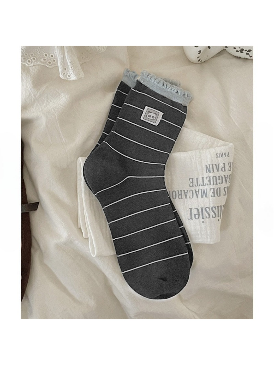 Rufia - Casual Panda Stripe Socks product image 6
