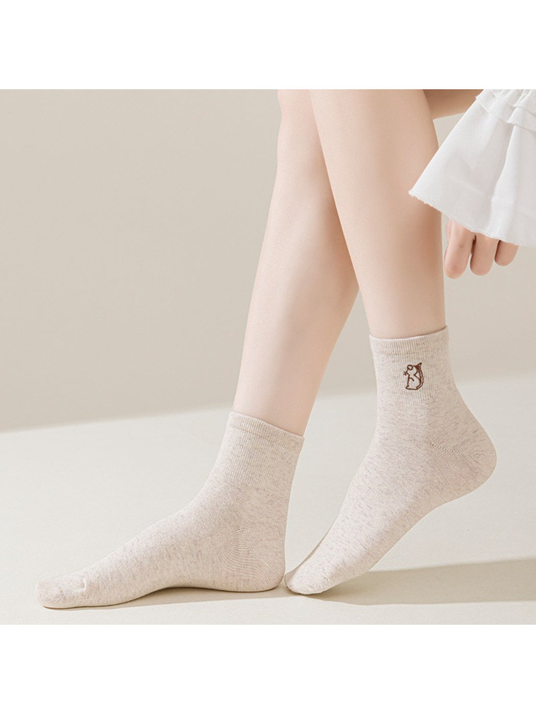 Rufia - Line Art Cat Crew Socks product image 3