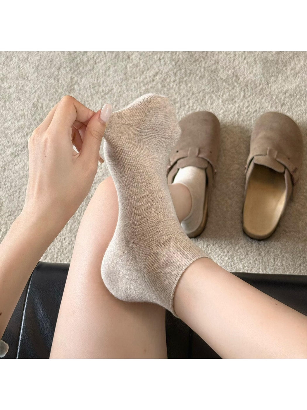 Rufia - Minimal Plain Daily Women's Ankle Socks