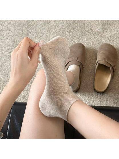 Rufia - Minimal Plain Daily Women's Ankle Socks