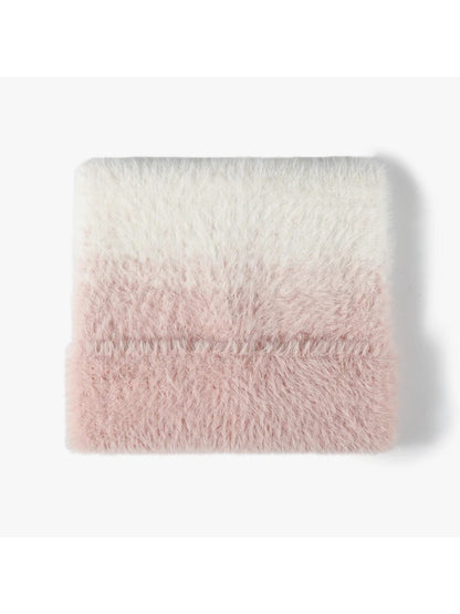 Haila - Fuzzy Gradient Knit Beanie