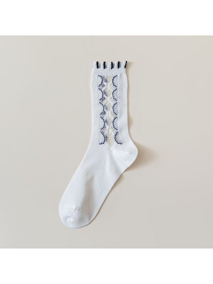 Rufia - Sheer Lace Dot Crew Socks product image 3