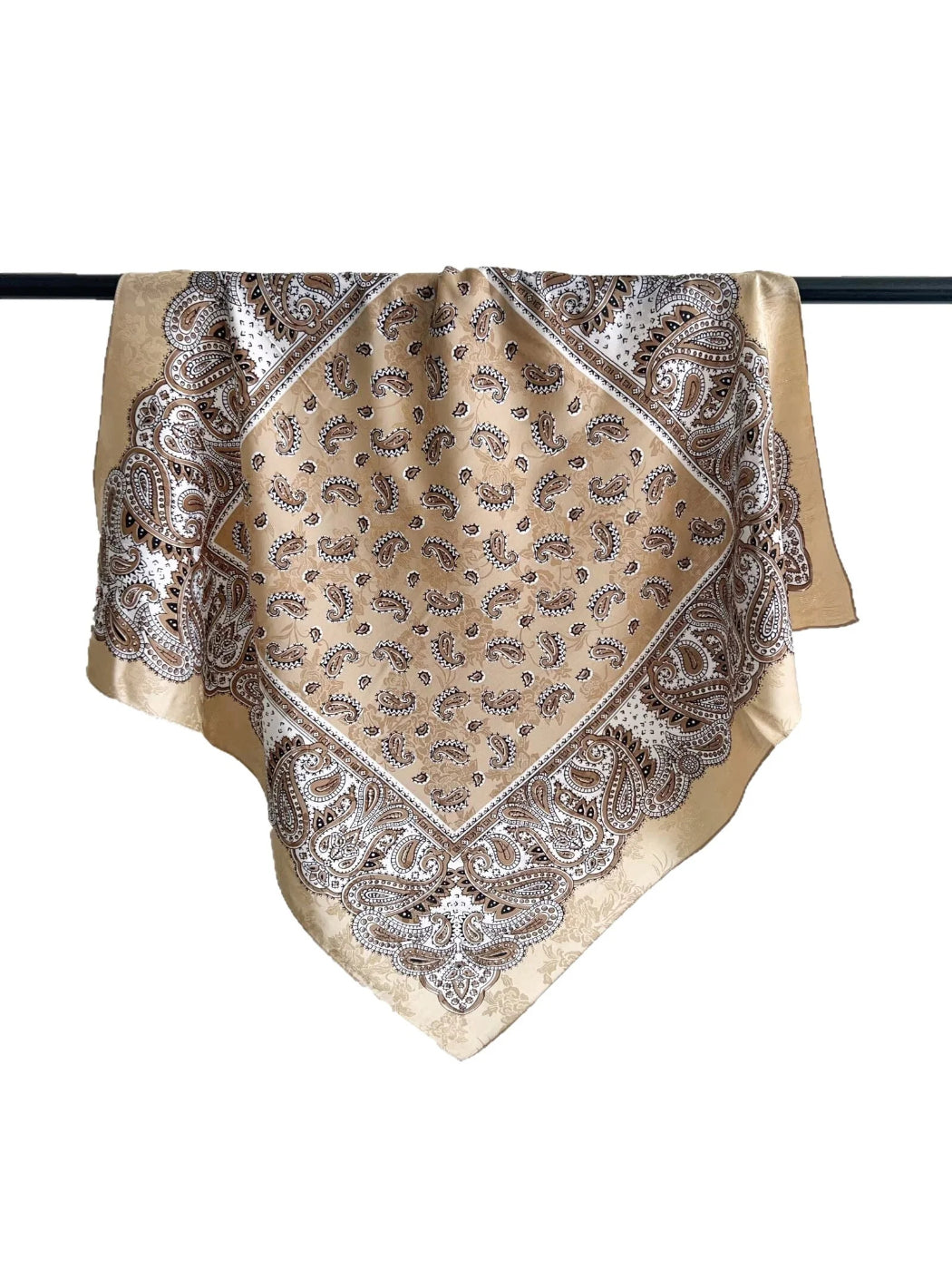 Scarvii - Paisley Print Square Scarf