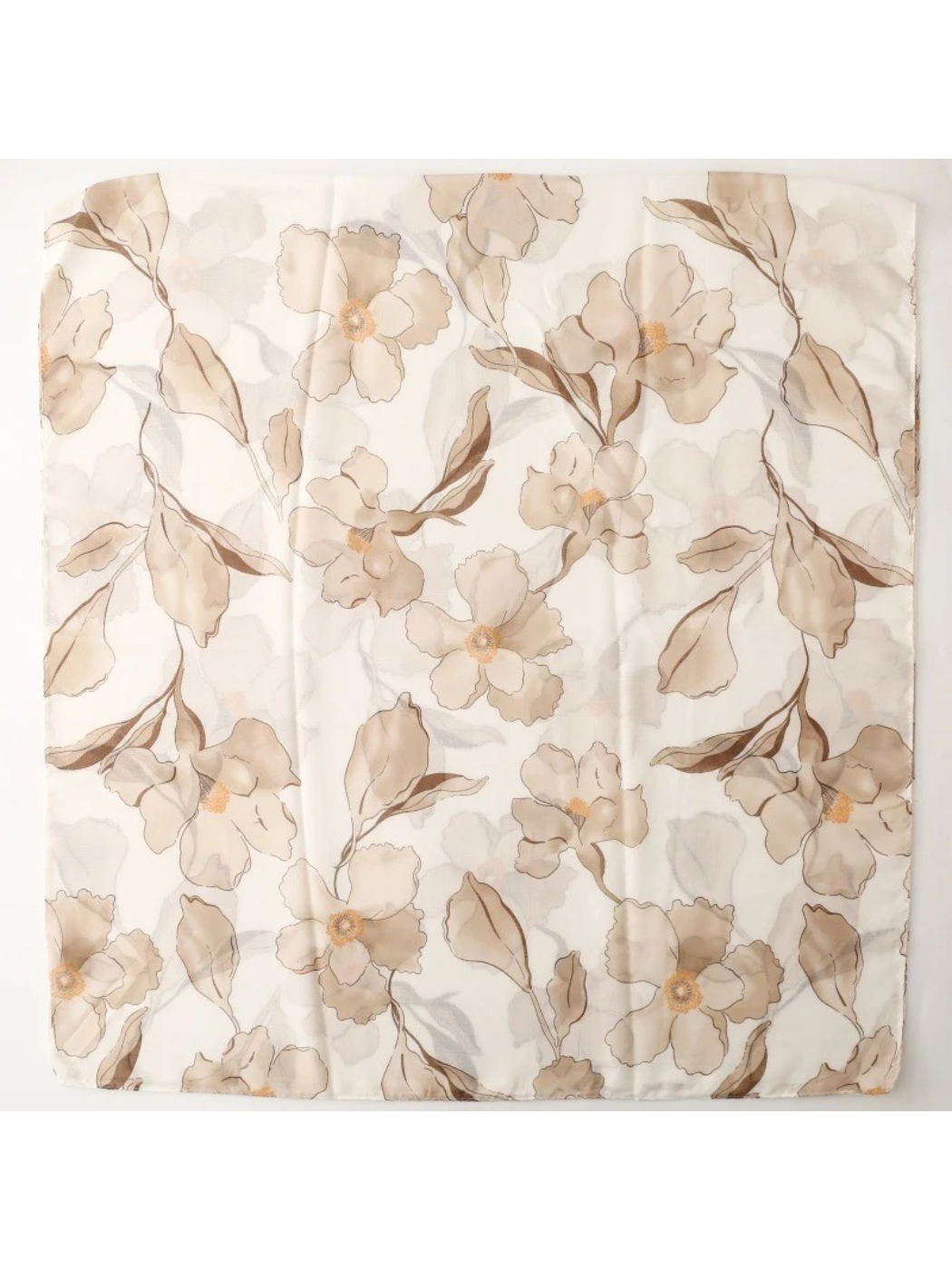 Scarvii - Watercolor Poppy Floral Wrap Scarf