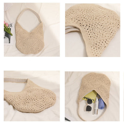 Cosbai - Boho Crochet Tote Bag