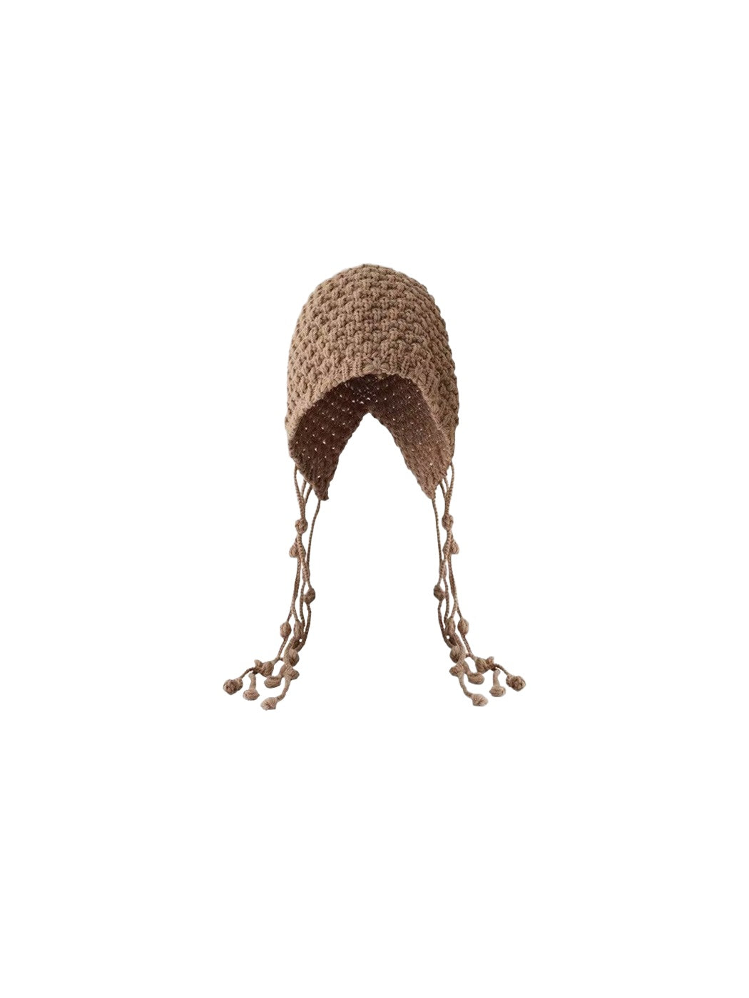 Haila - Trendy Knitted Beanie with Earflaps & Ties