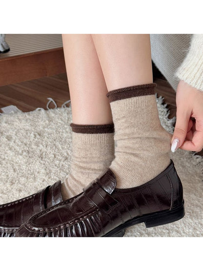 Rufia - Soft Roll-Edge Crew Socks