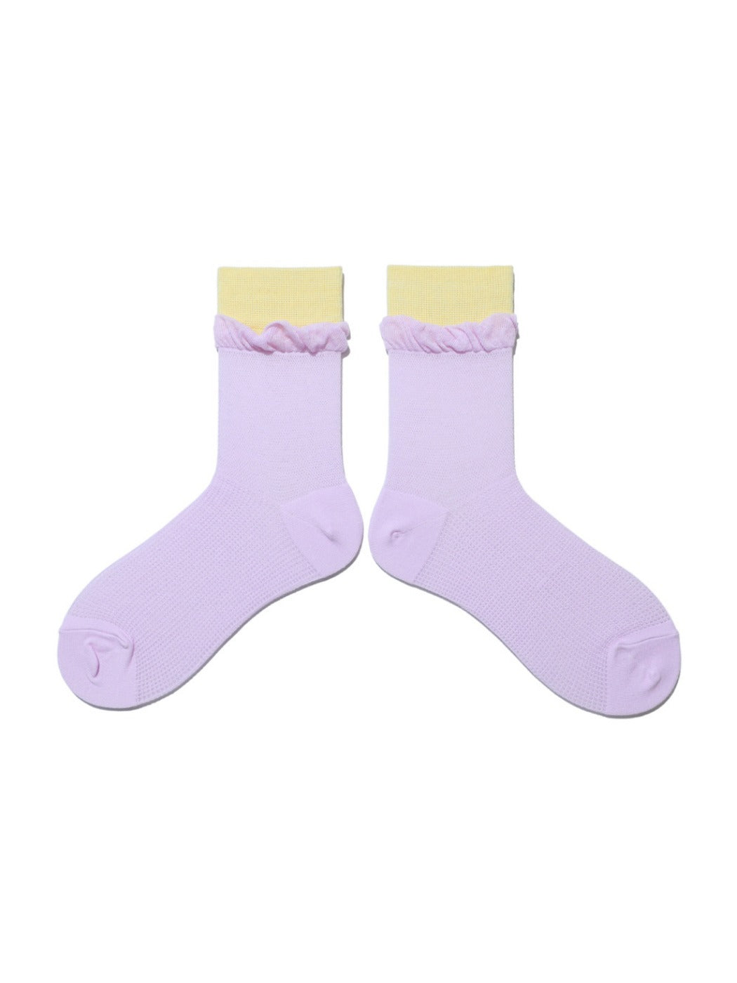 Rufia - Women's Color-blocked Cuff Socks