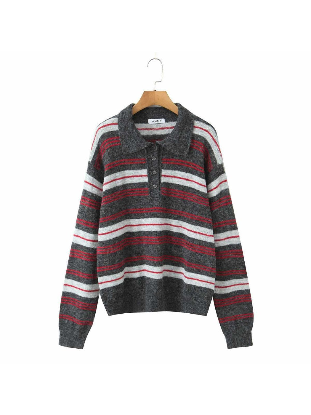 Crosa - Women S Fall Striped Knit Set Sweater