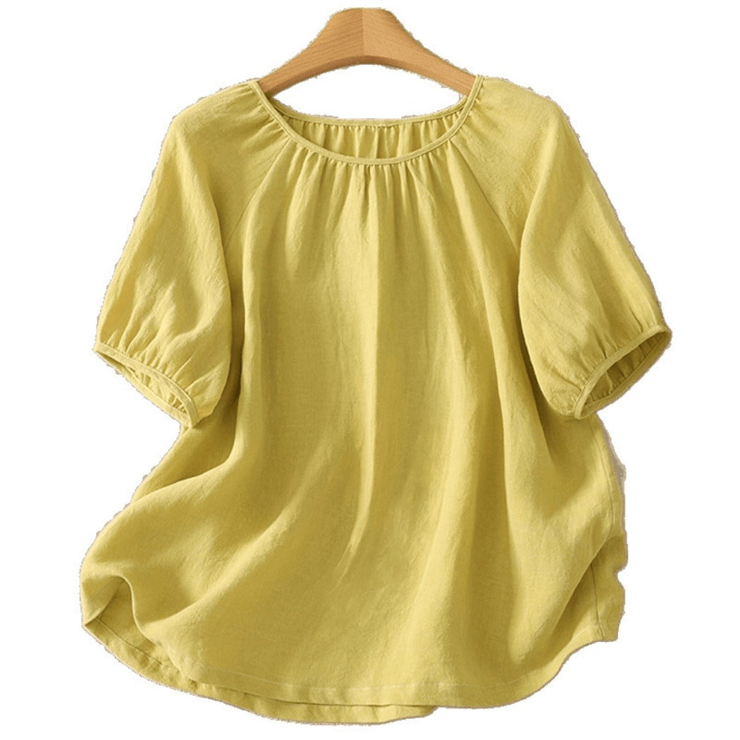 Crosa - Loose Open-Knit Blouse