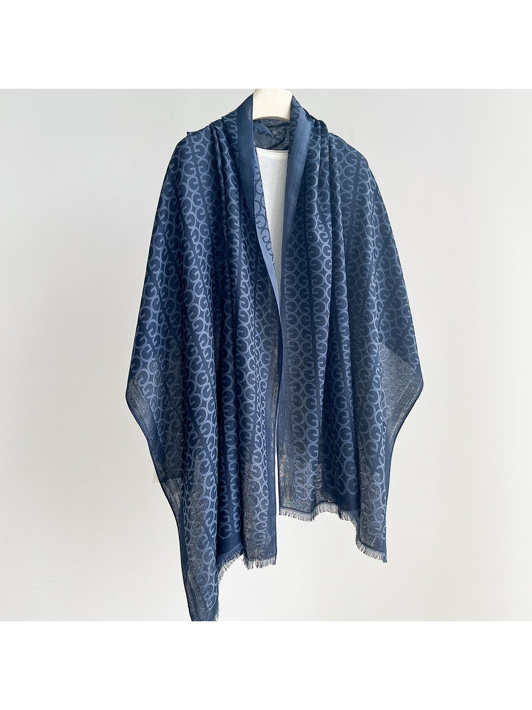 Scarvii - Summer Elegant Print Border Wrap Scarf