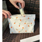 Cosbai - Striped and Printed Portable Cosmetic Bag