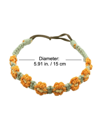 Scarvii - Headband & Hair Accessory with Daisy Flower