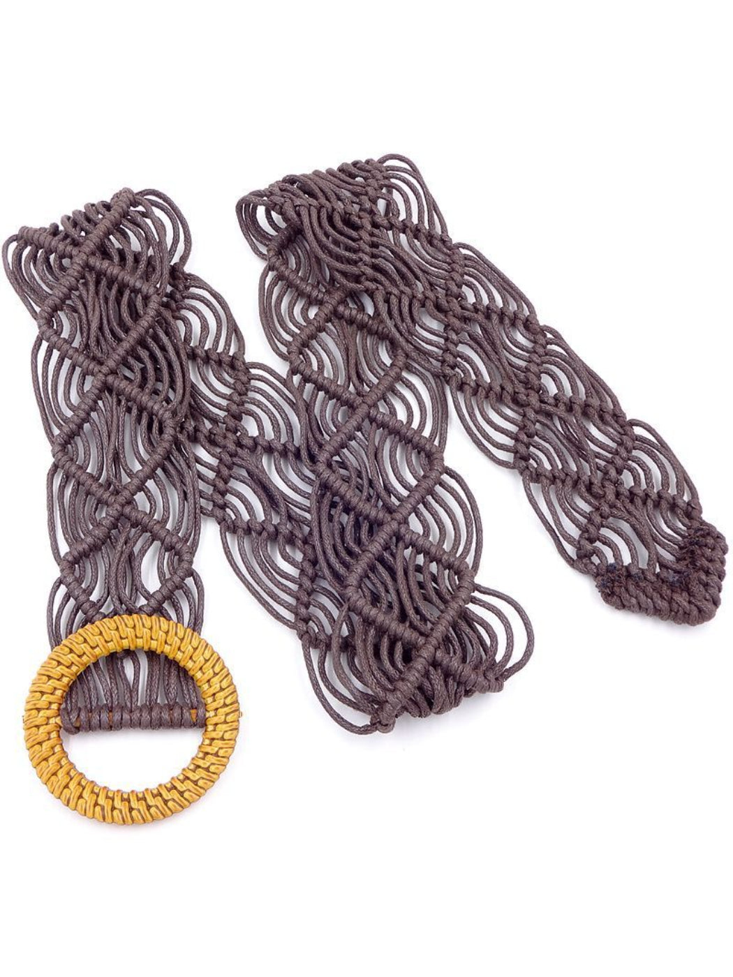 Beco Woven Waist Belt color options including Black, White, Brown