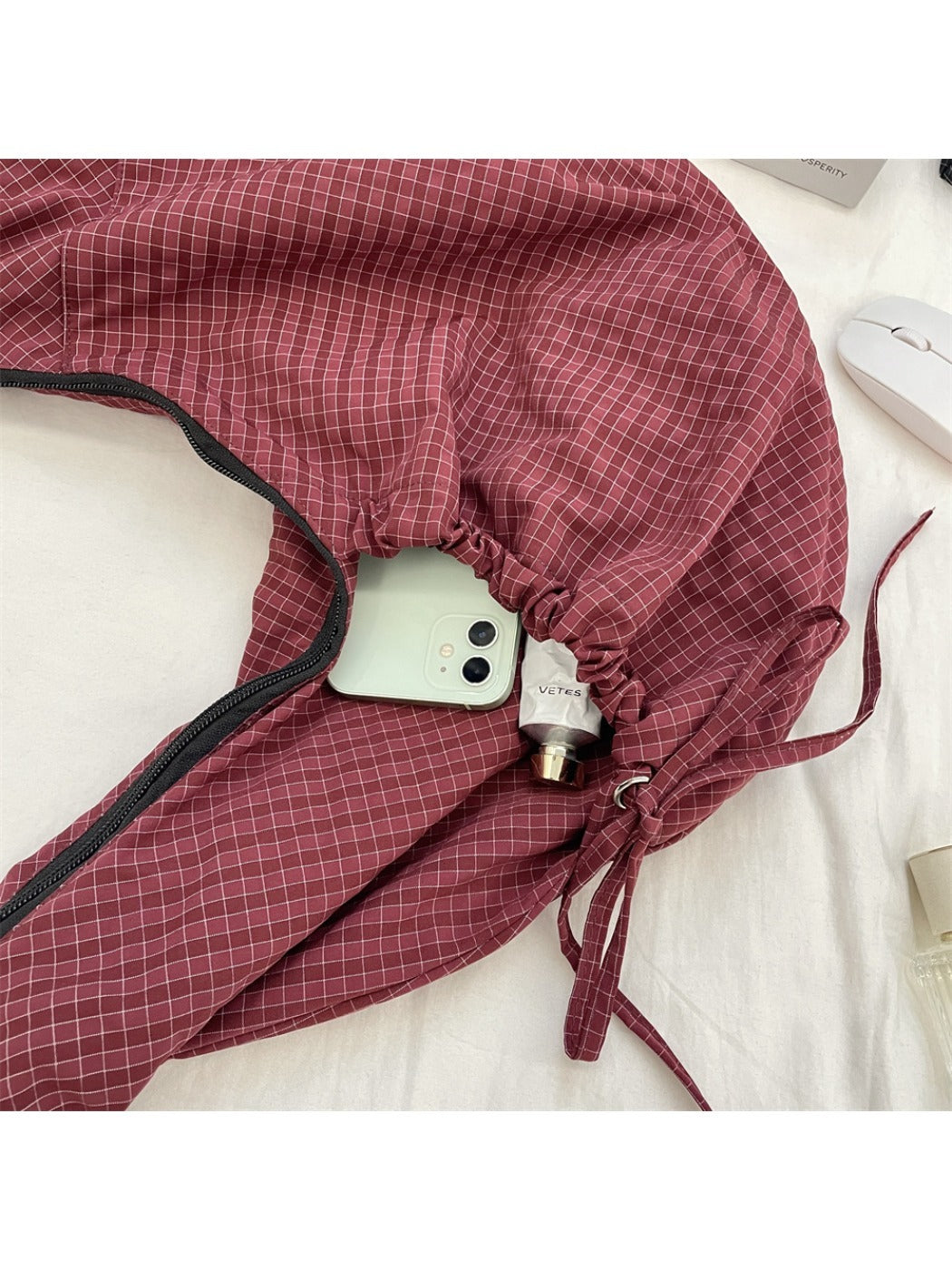 Cosbai - Croissant Shoulder Bag for Women