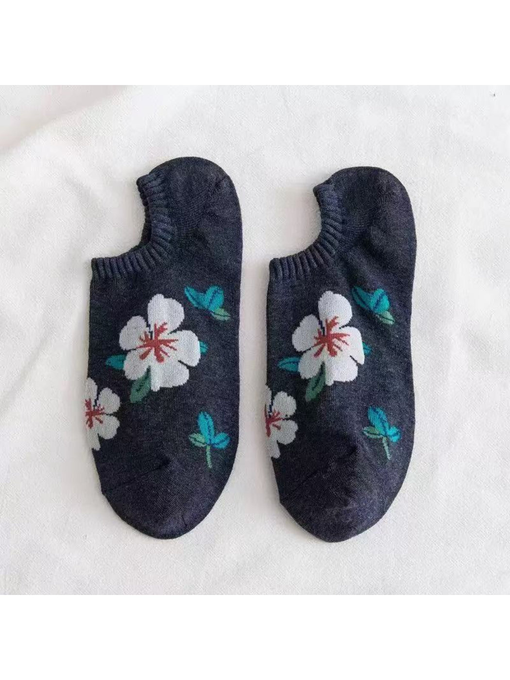 Rufia - Soft Floral Pattern Low Cut Invisible Socks product image 8