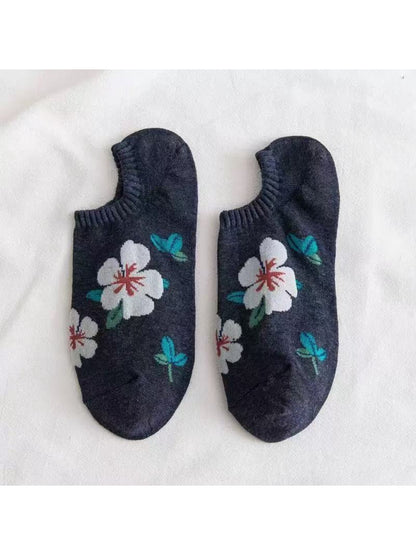 Rufia - Soft Floral Pattern Low Cut Invisible Socks product image 8