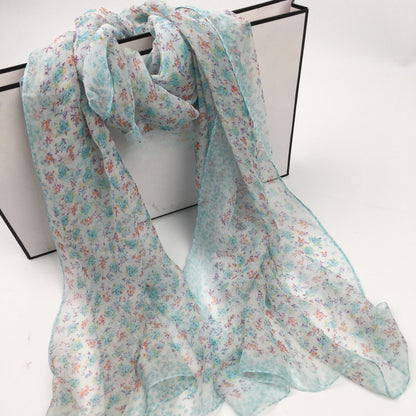 Scarvii - Daisy Print Scarf - Cool & Soft